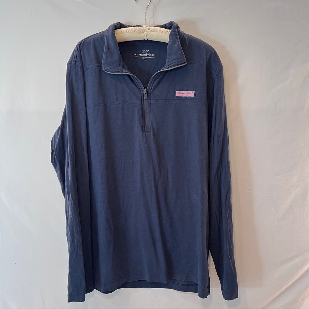 Vineyards Vine Men’s 1/4 zip Navy Blue Size XL